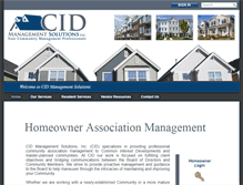 Tablet Screenshot of cidmanagementsolutions.com